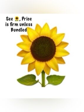 🌻 Price Firm, unless Bundled.